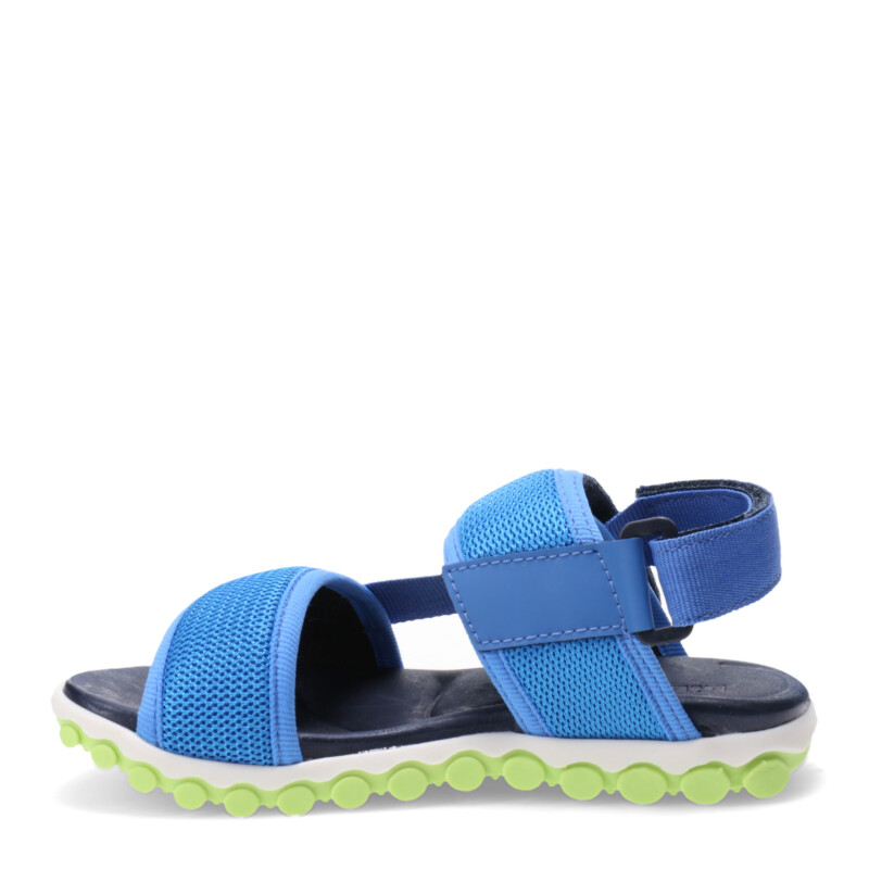 Sandalias Infantiles Bibi Roller Sport 2 Velcros Celeste - Azul Marino