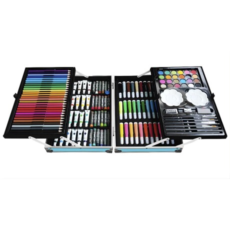 Set Valija Metálica Arte 145 Piezas Set Valija Metálica Arte 145 Piezas