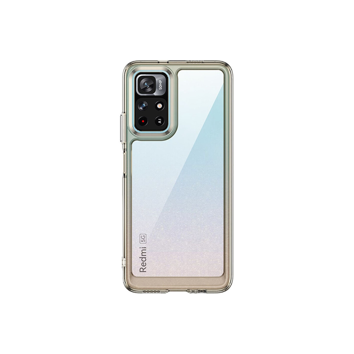 Protector Xiaomi Redmi Note 11S 5G bordes reforzados gris 