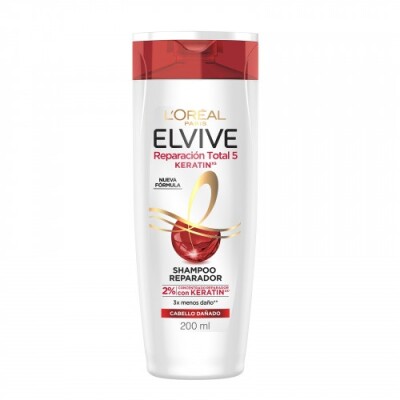 Shampoo Elvive R. Total 5 Keratin 200 Ml. Shampoo Elvive R. Total 5 Keratin 200 Ml.