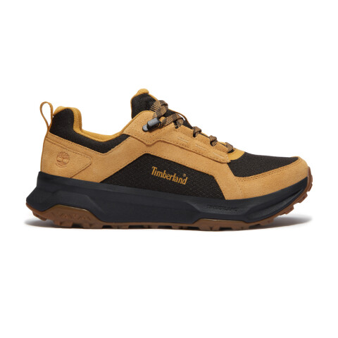 Zapatillas Low Lace Up Waterproof Hombre Wheat Suede