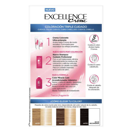 Tinta L'Oréal Paris Excellence Creme N°120 Rubio Ultra Claro Natural Tinta L'Oréal Paris Excellence Creme N°120 Rubio Ultra Claro Natural