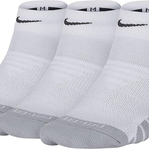 Media Nike training dama NK DRY CUSH LOW 3PR WHITE/WOLF GREY/(ANTHRACITE) S/C