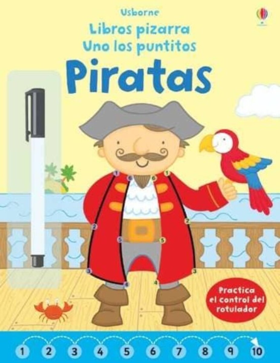 LIBROS PIZARRA - PIRATAS, UNO LOS PUNTITOS 