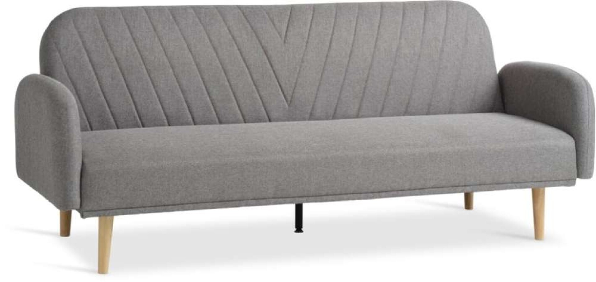 Sofa Cama Paradis 3 Cuerpos Tela - Gris Claro 