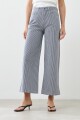 Pantalón de jean rayado crudo