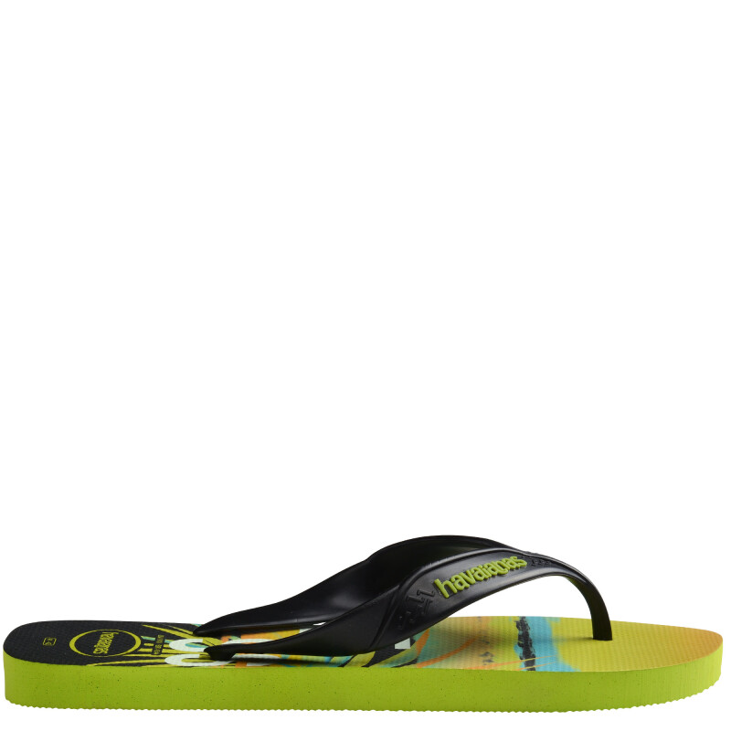 Sandalias de Hombre Havaianas Havaiana Surf Verde - Amarillo Limón