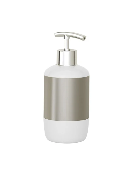 DISPENSADOR DE JABON LIMA 450ML ACERO INOX BLANCO DISPENSADOR DE JABON LIMA 450ML ACERO INOX BLANCO