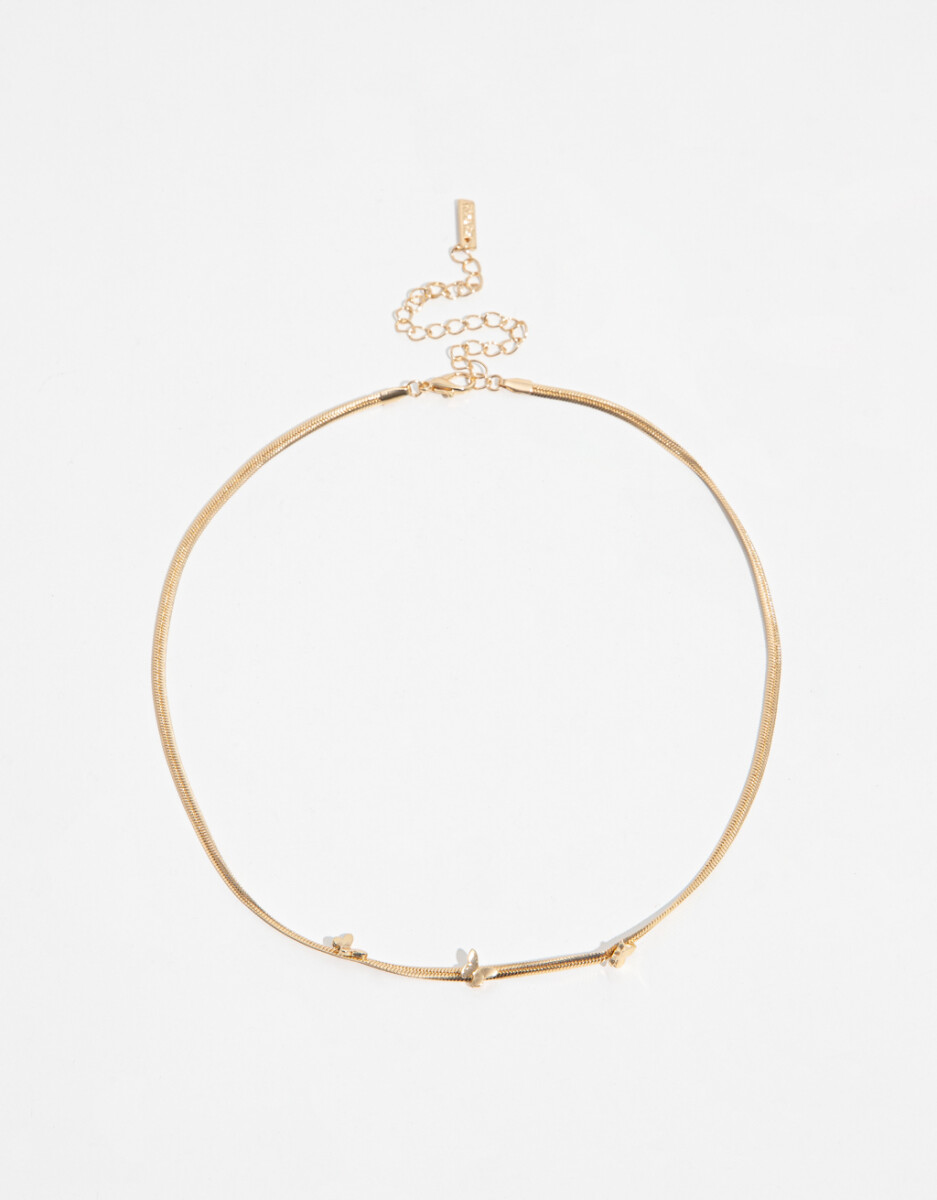Collar Con Mariposas 