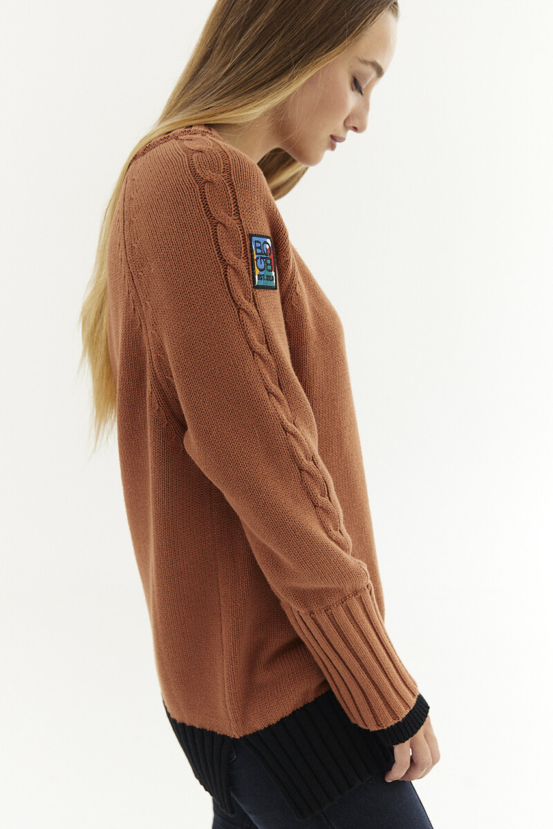 Sweater Nude Camel