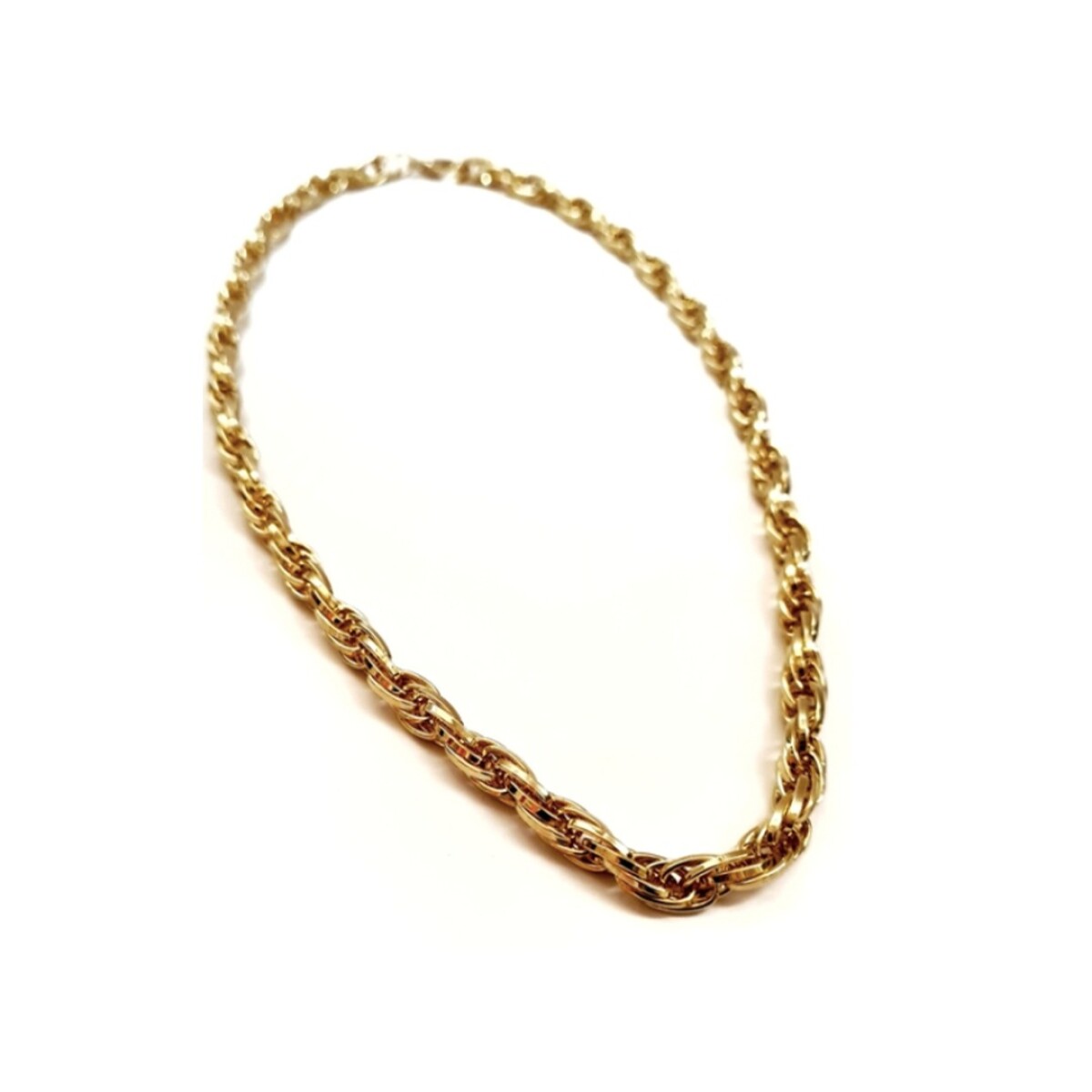 Collar Gala Gold Cadena Gruesa Trenzada - 001 