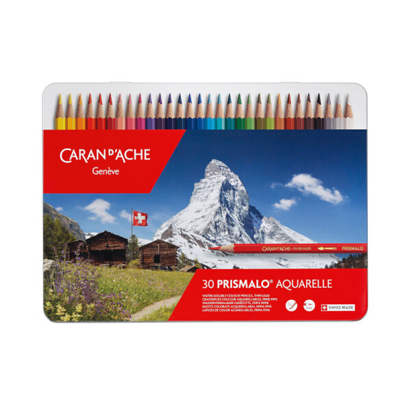 Lápices de colores acuarelables Caran d'Ache Prismalo ·Lata· Única