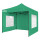 Gazebo 2.5x2.5mt Toldo Uv30 Imperm+1 Pared+2 Ventana Verde