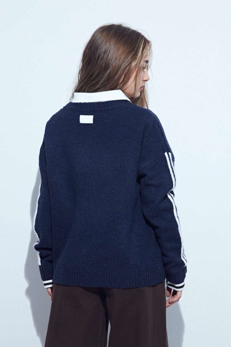 SWEATER CHAROL Azul Marino