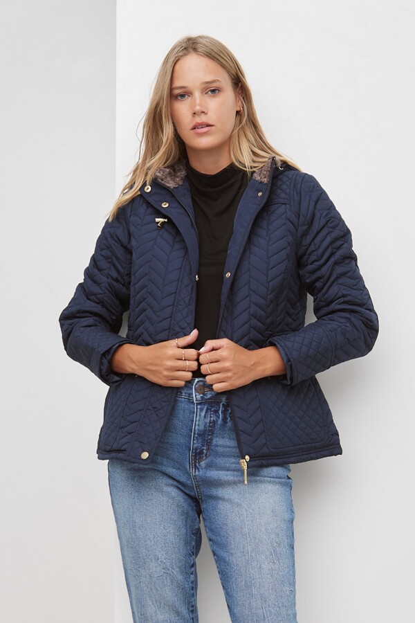 Campera Capitoneada AZUL