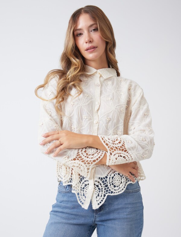 Camisa Boho Calada CRUDO