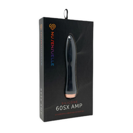 Bala Silicona 60SX AMP Nu Sensuelle Negro Negro