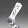Vectr Light Cushion Full Length Compression Socks - Unisex White/grey