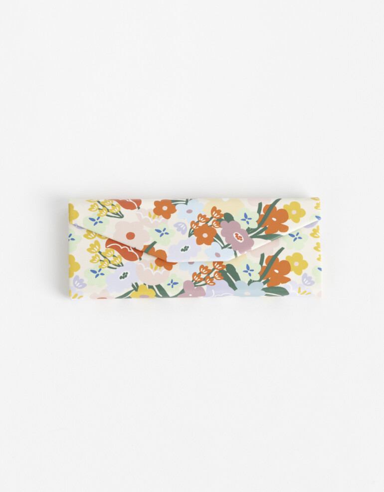 Estuches Anteojos Estampado Estuche Plegable Flores - Estampado Flores