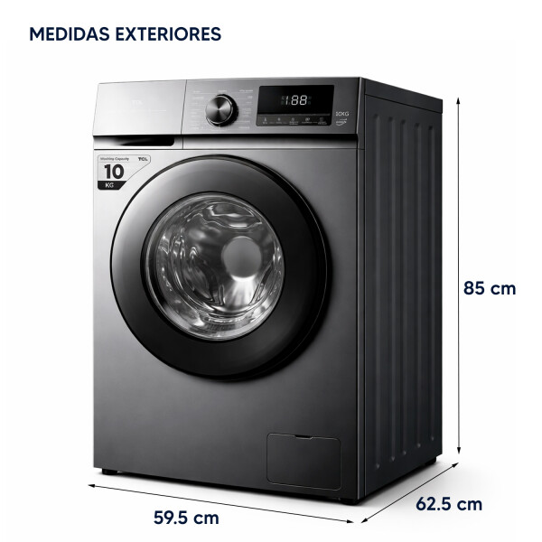 Lavarropas Tcl Effiwash P110fl Inverter 10kg Carga Frontal LAVARROPAS TCL INVERTER 10KG P110FLG