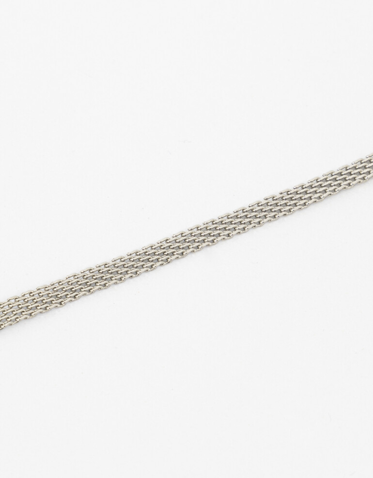 Pulseras Flexibles Metal Pulsera Flexible Metal Mesh - Plateado Rodio