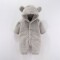 Body Oso Para Bebé Talle 3 Meses Polar Gris