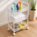 Estante organizador frutero con ruedas 3 pisos Estante organizador frutero con ruedas 3 pisos