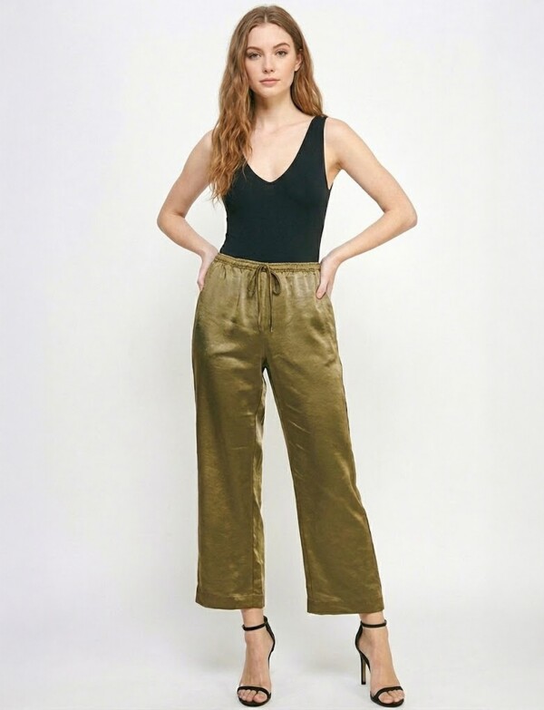 Pantalon Saten OLIVA