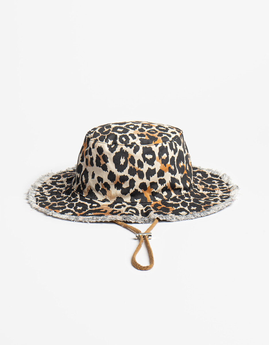 Piluso Animal Print Desflecado 