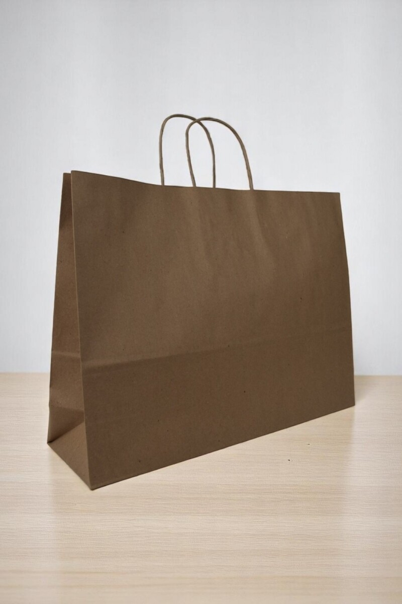 Bolsa lisa luna 43x12x32 cm - MADERA 