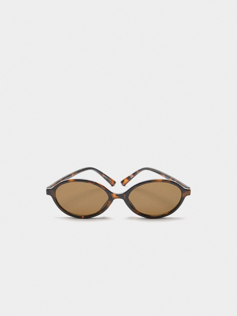 Gafas De Sol Redondas - marron 