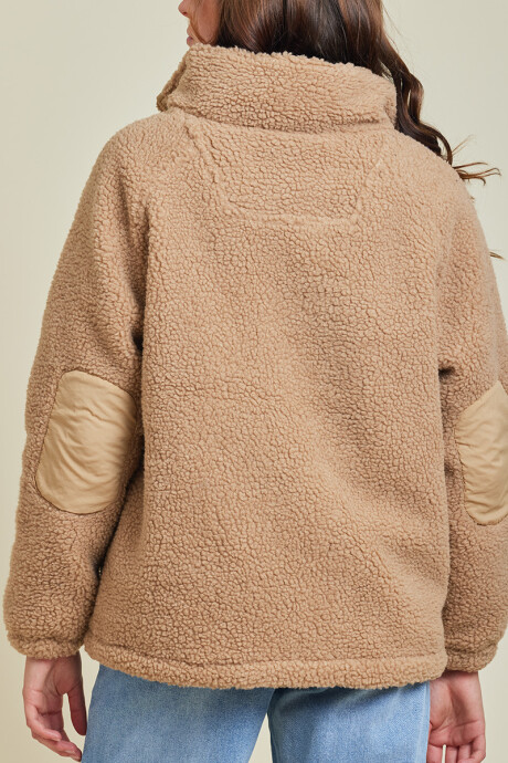 CAMPERA IVAR ( SHERPA ) RUSTY Caramelo