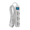 ALARGUE 3 (SCHUKO 2P+T) +6(2P+T) Alargue 3(Schuko 2P+T) + 6(2P+T) con Interruptor 10A 3m Blanco