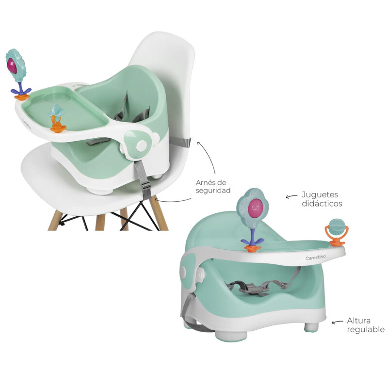 Silla de Comer Booster para Bebés Carestino New Verde Agua