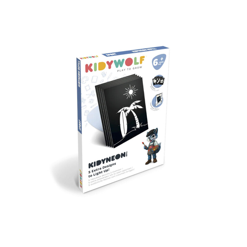Recarga para Kit de decoración Sport Kidyneon Kidywolf Recarga para Kit de decoración Sport Kidyneon Kidywolf