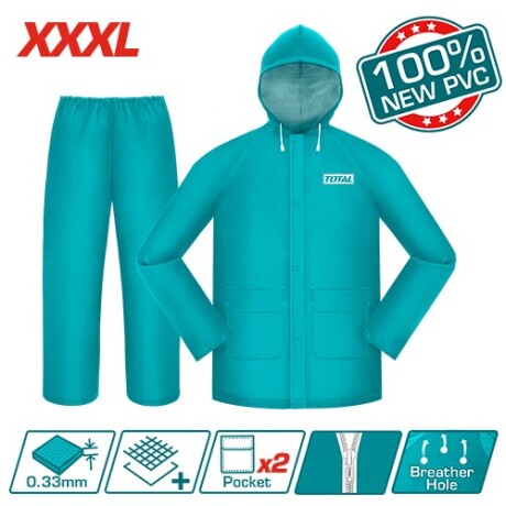 EQUIPO LLUVIA TOTAL TALLE XXXL EQUIPO LLUVIA TOTAL TALLE XXXL