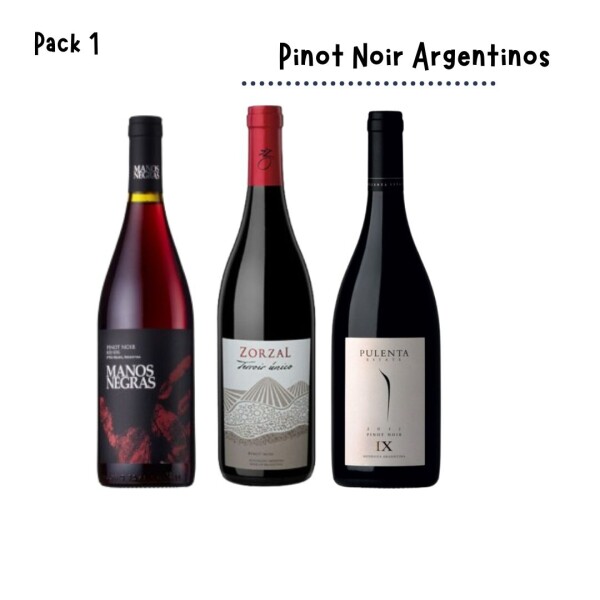 Pack Pinot Noir Argentinos Pack Pinot Noir Argentinos