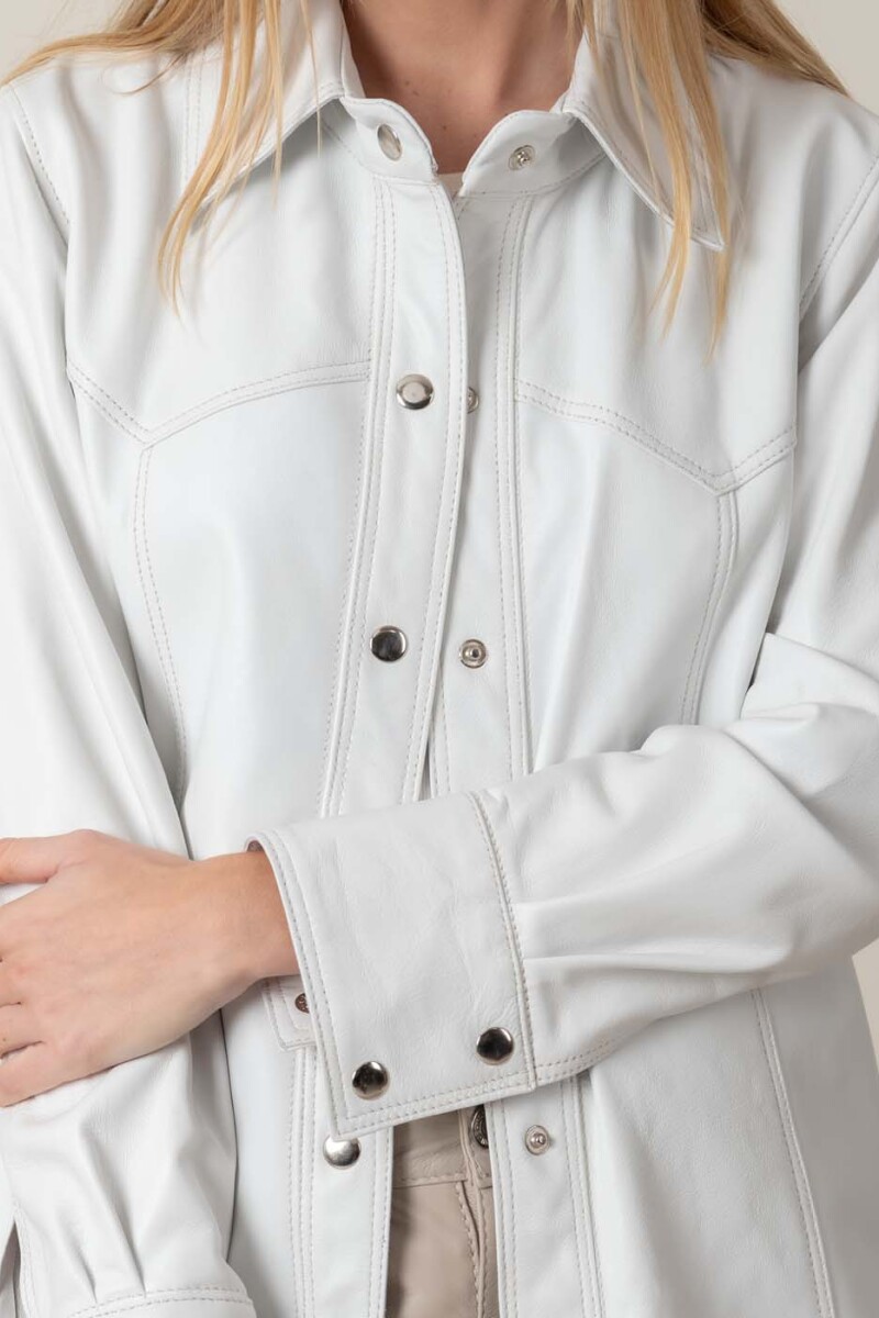 Camisa fio larga Blanca