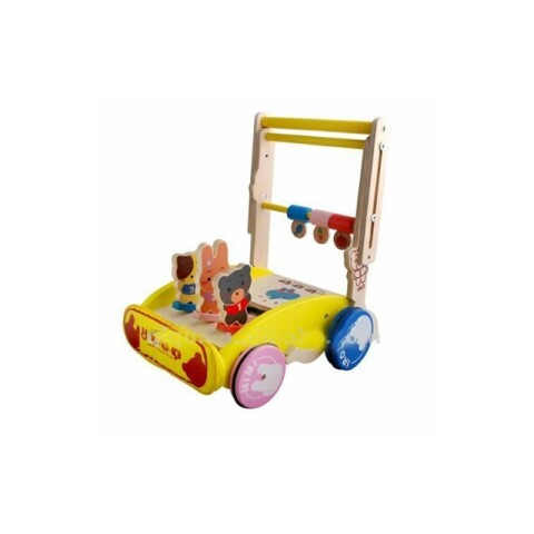 Outlet Caminador de bebe en madera tipo auto con accesorios Outlet Caminador De Bebe En Madera Tipo Auto Con Accesorios