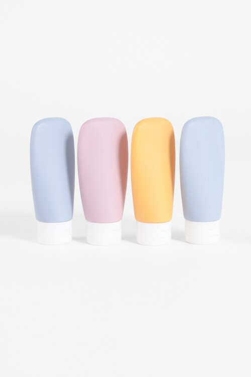 Set de frascos de viaje 4 pcs multicolor