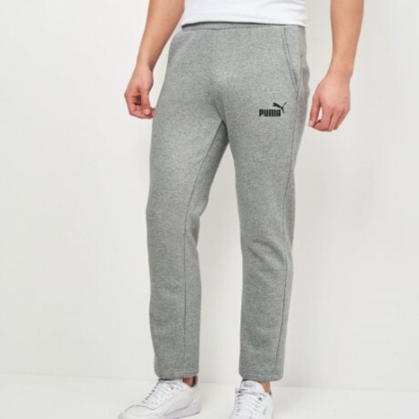 Pantalon Puma Hombre ESS Logo Pants FL op Gris S/C