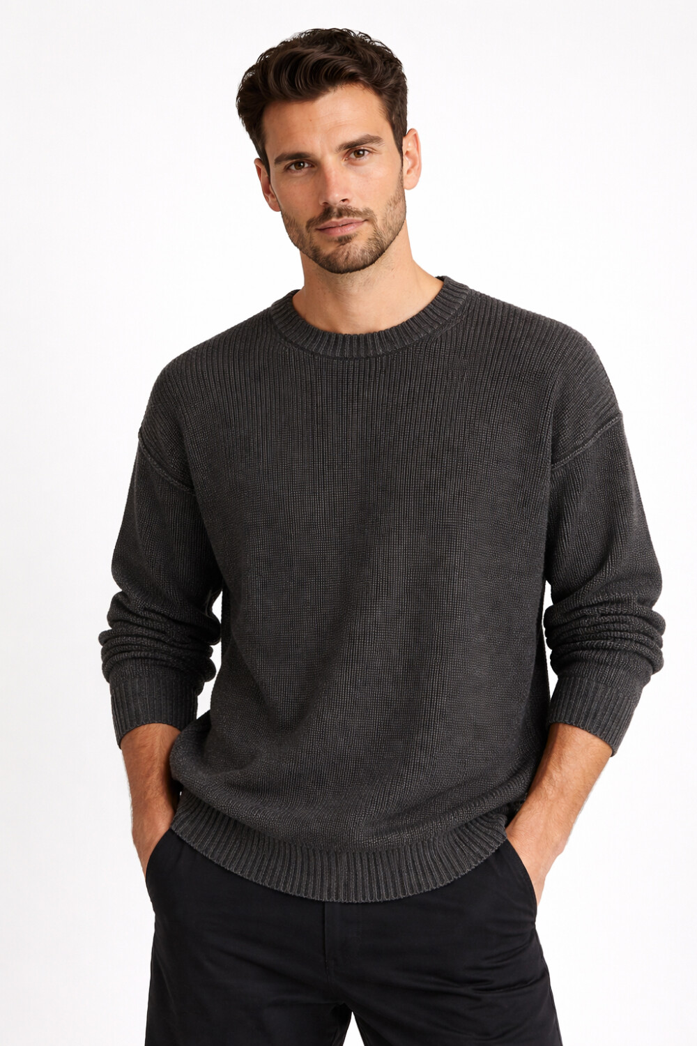 Sweater Aelvar Gris Oscuro