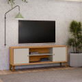 RACK PARA TV MODELO PORTO COLOR JEQUITIBA OFF WHITE Rack Para Tv Modelo Porto Color Jequitiba Off White