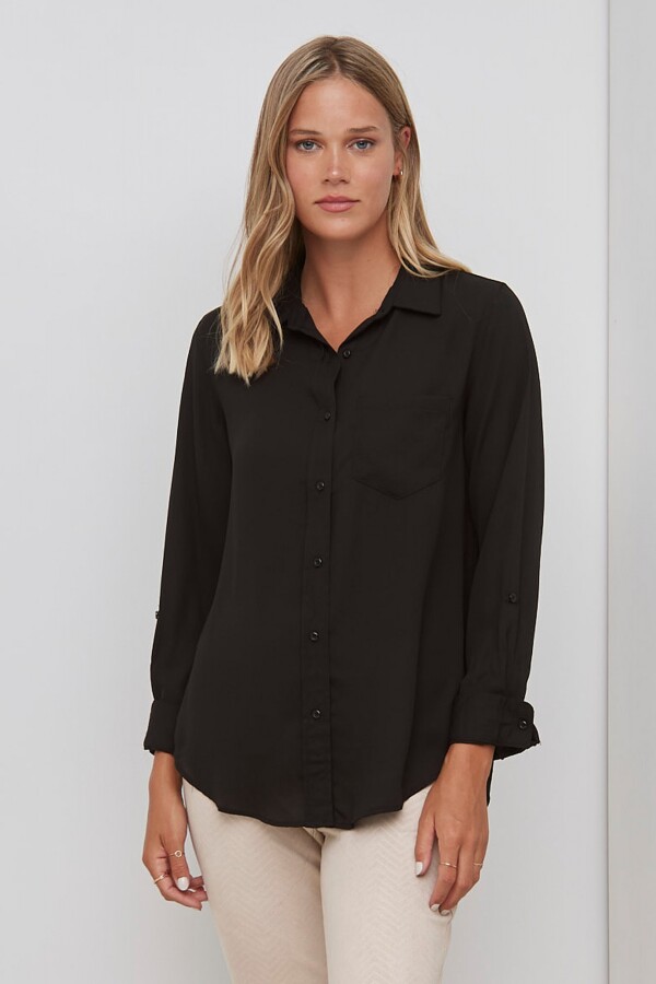 Camisa Gasa NEGRO