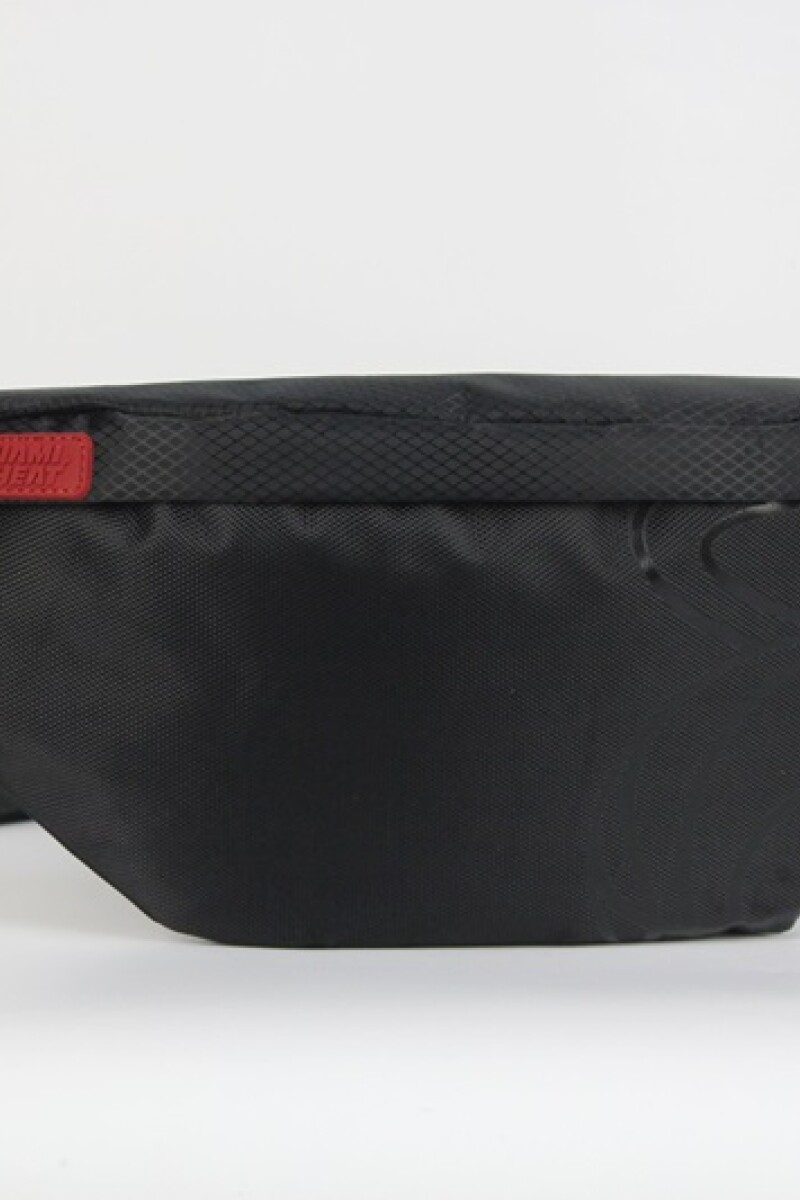 Riñonera nylon doble cierre Miami Heat - NBA Negro