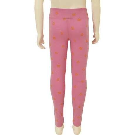 Calza Larga Reebok G Es Aop Leggin p/ Niñas Deportiva Casual Rosa