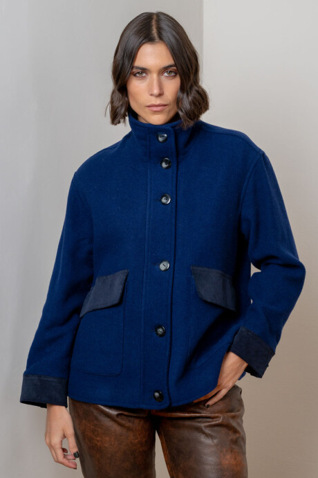 Campera gales Azul