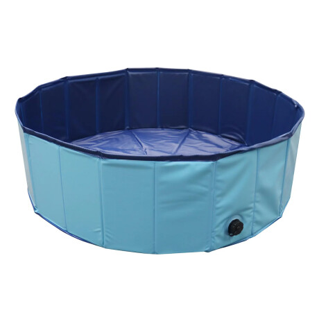 Piscina Plegable Multiuso Chica 80x20cm Portátil Resistente Celeste