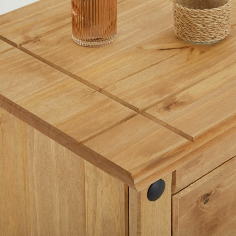Mueble Estilo Mexicano 2 Puertas 5 Cajones Color CERA NATURAL Mueble Estilo Mexicano 2 Puertas 5 Cajones Color CERA NATURAL