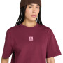 Polo Stack Mujer Burgundy